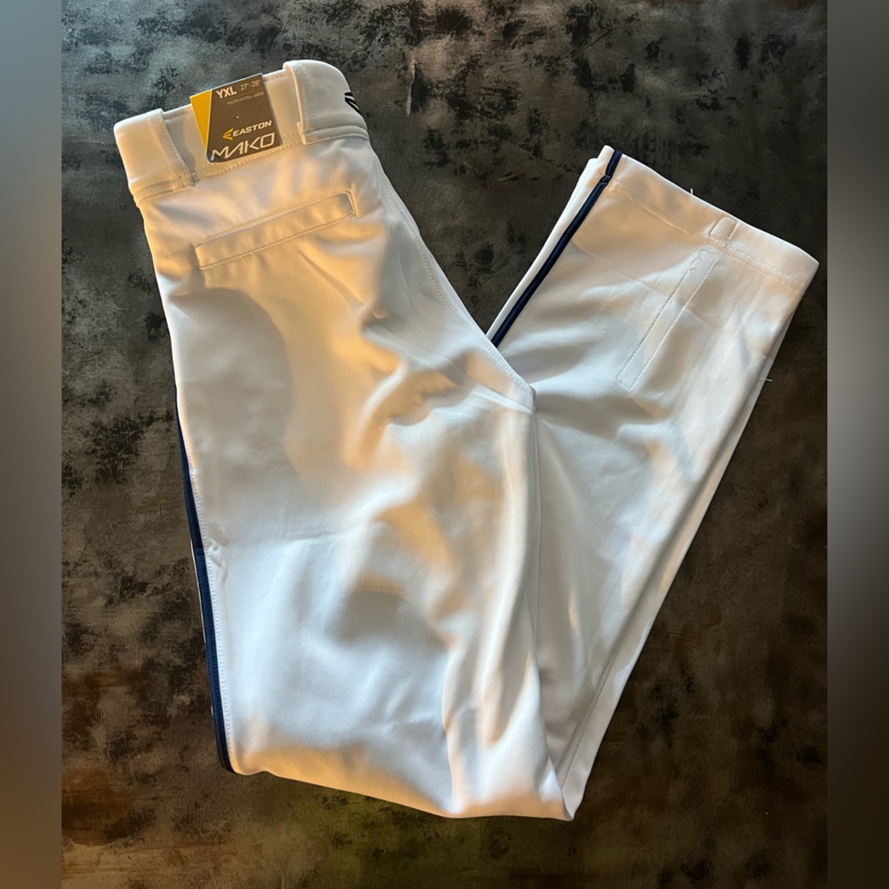 New with tags, Easton baseball pants, youth extra large